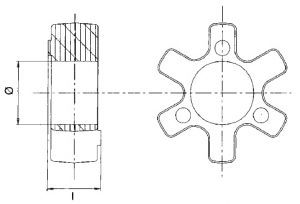 Rubber Spiders for Drive Couplings