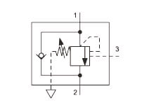 Hydraulic Scheme - Cartridge Type Overcentre Valves Fully Balanced