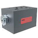 TV2-102/M – Cetop 2-Way Pressure Compensator, Spool-Type, Direct-Acting